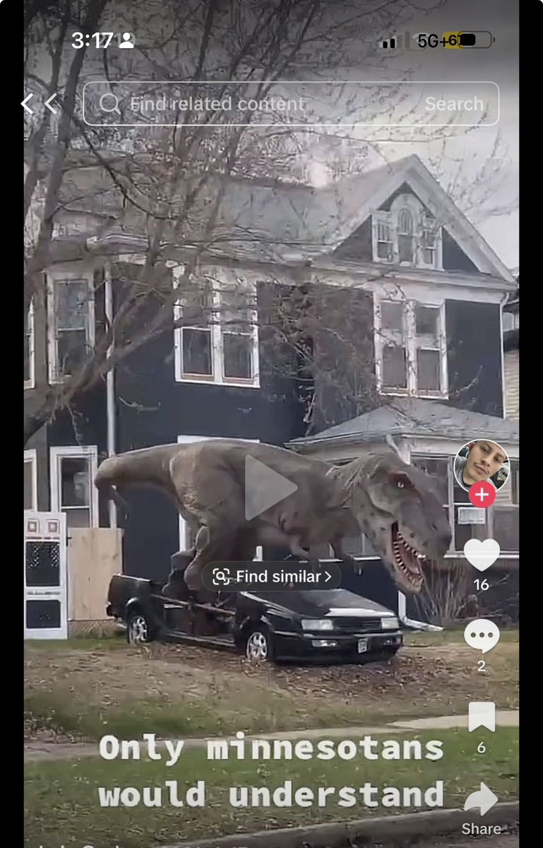 fredwillbebackk's tweet photo. @mattvanswol Dinosaur not AI guys, it’s real https://t.co/LNdDdsxPu4