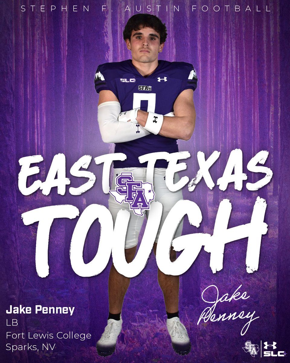 Lucky Penney 🪙

Welcome to SFA <a href="/JakePenney24/">Jake Penney</a>!

#AxeEm x #EastTexasTough