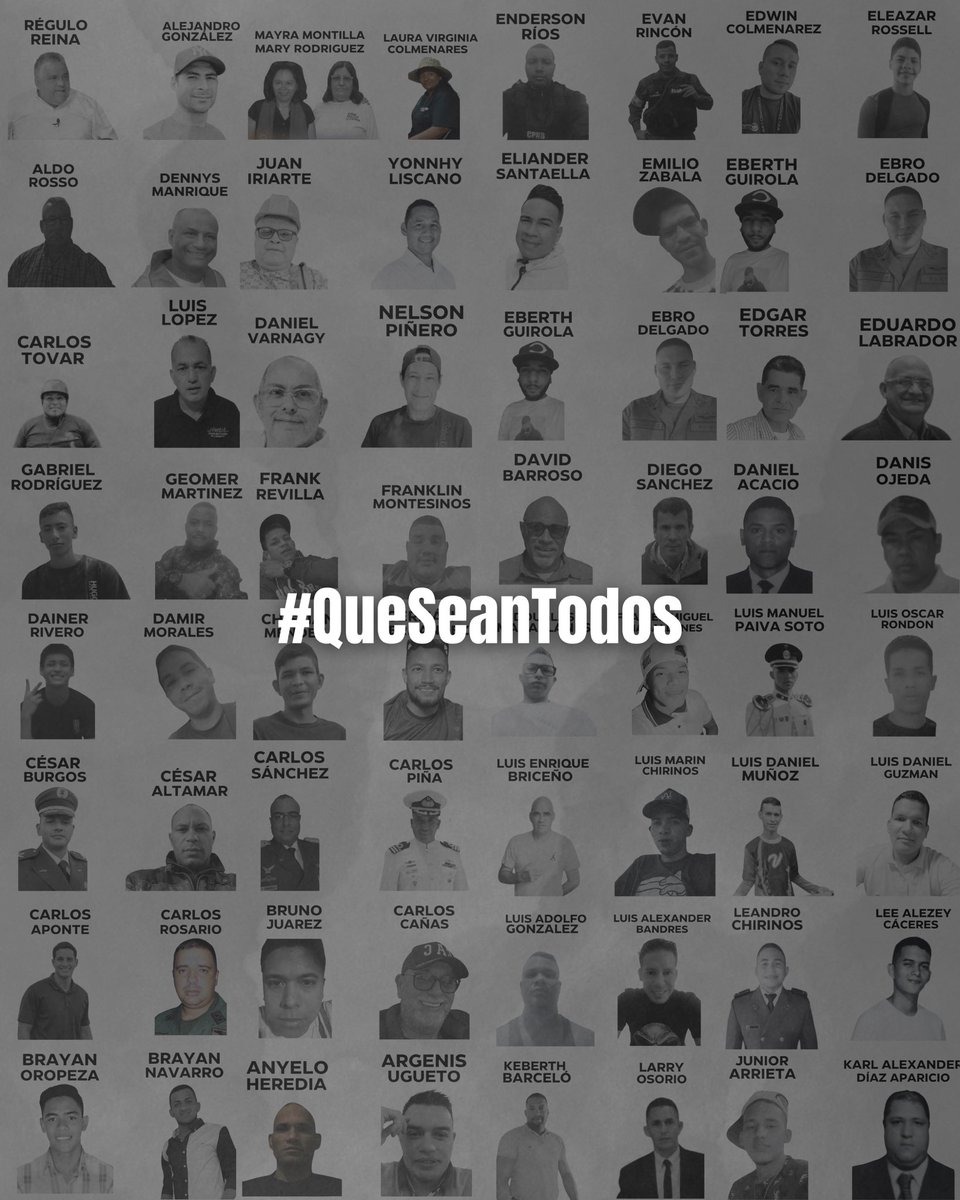 luismarnazare's tweet photo. ¡No hay transición sin liberación! Lo primero que debe ocurrir es la liberación de TODOS. 

No de 1, de 5 o de 8 TODOS. 

#QueSeanTodos #LibertadInmediataParaLosPresosPolíticos 🇻🇪 https://t.co/nSknbYzzNf