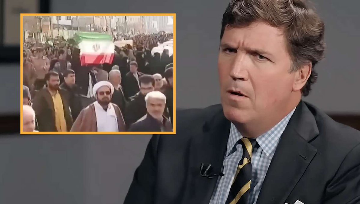 TheBabylonBee's tweet image. Tucker Carlson Dumbfounded Why Iranians Protesting Most Amazing Government On Planet buff.ly/vuWDO3t