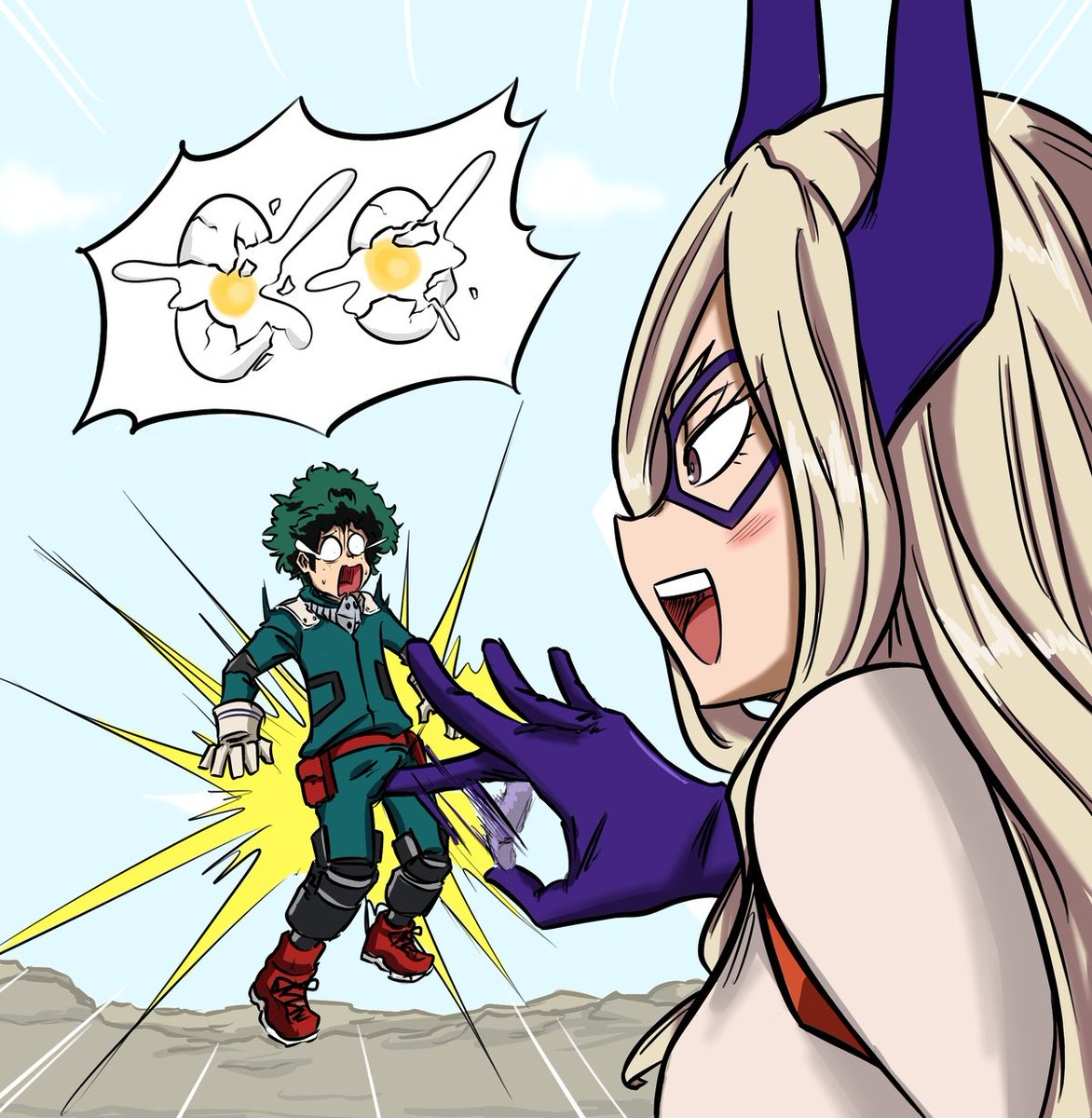 Aww, what's wrong? Did I hurt your nuts? Its just a flick, hehe~