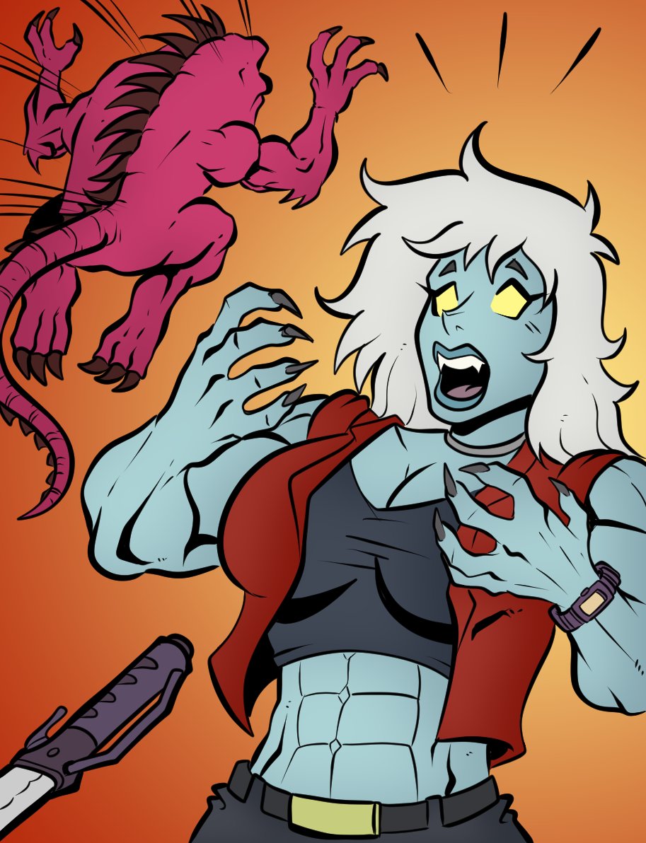 SalandracaComic's tweet photo. New Holly Harker comic in progress. Page 1 and 2 are already available in Patreon. The next three pages will be posted soon. Thanks to Guladibujante for his great work with this comic.#vampirecomic #vampire #femalemusclegrowth
https://t.co/O15AOWmamC
https://t.co/rm3j9hdlYO https://t.co/7uH1eoDUul