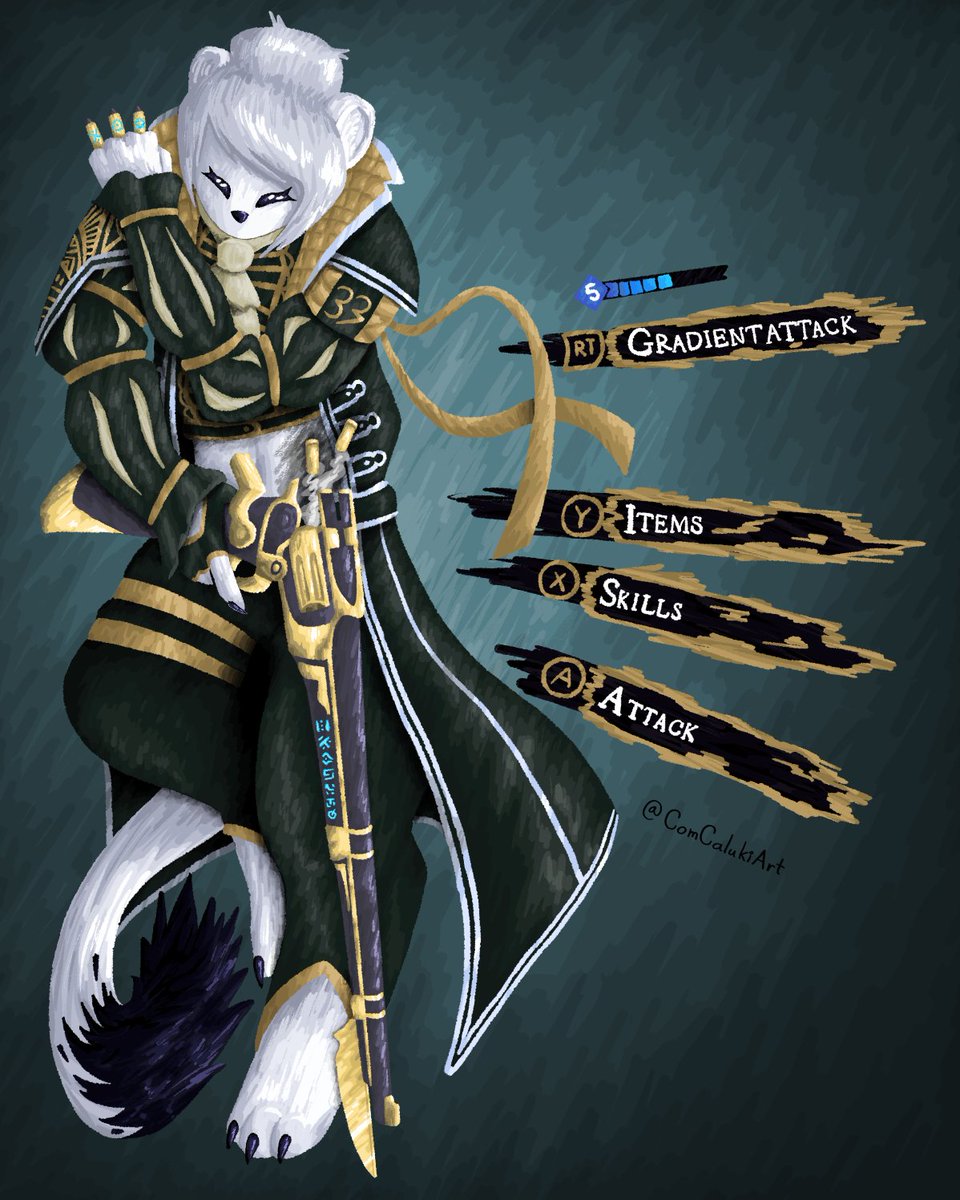 ComCalukiArt's tweet photo. Been enjoying #Expedition33 so I drew my own expeditioner :3

I did my best to try a new "painted" style, since I think it's appropriate for the game!

#ClairObscurExpedition33 #fanart https://t.co/GaPgjPfMD7