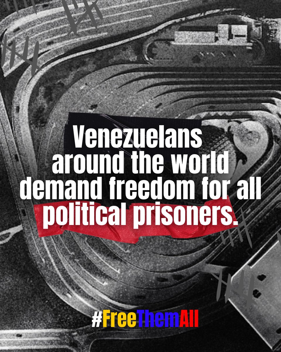 ye82096's tweet photo. *More than 900 hostages remain in the regime's prisons and torture centers in Venezuela*

We demand the freedom of ALL.

#AllOfThem
#ImmediateFreedomForPoliticalPrisoners https://t.co/o1xVIttYxK