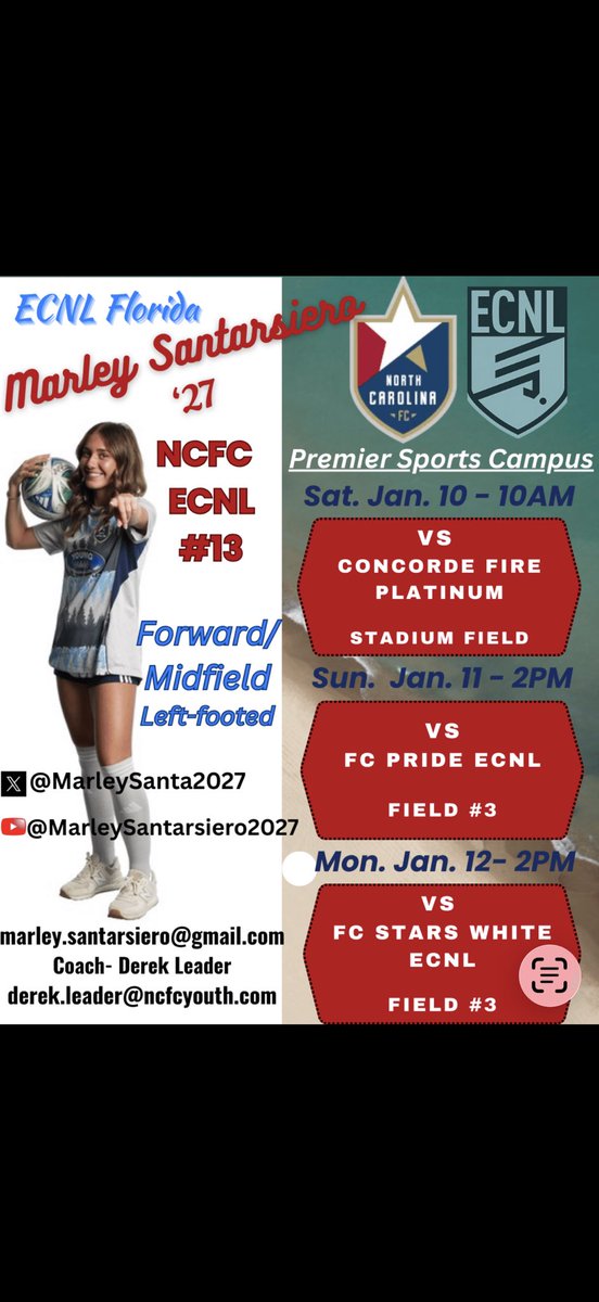 MarleySanta2027's tweet photo. @MercerWSoccer https://t.co/jpE8Tnb2WD