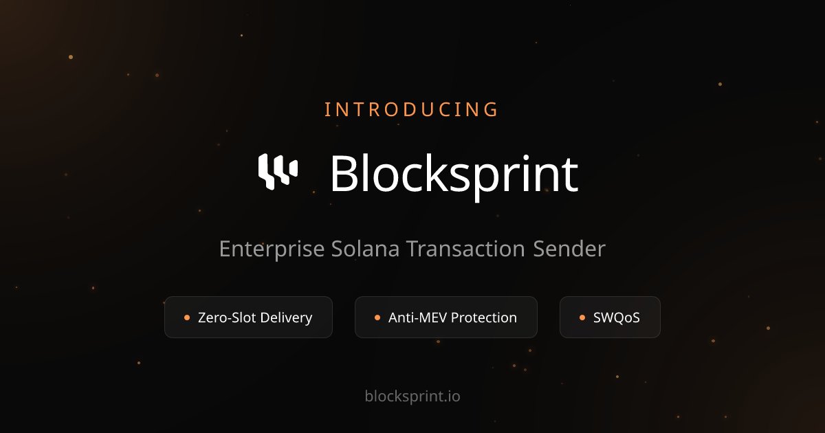 BlockSprint tweet media