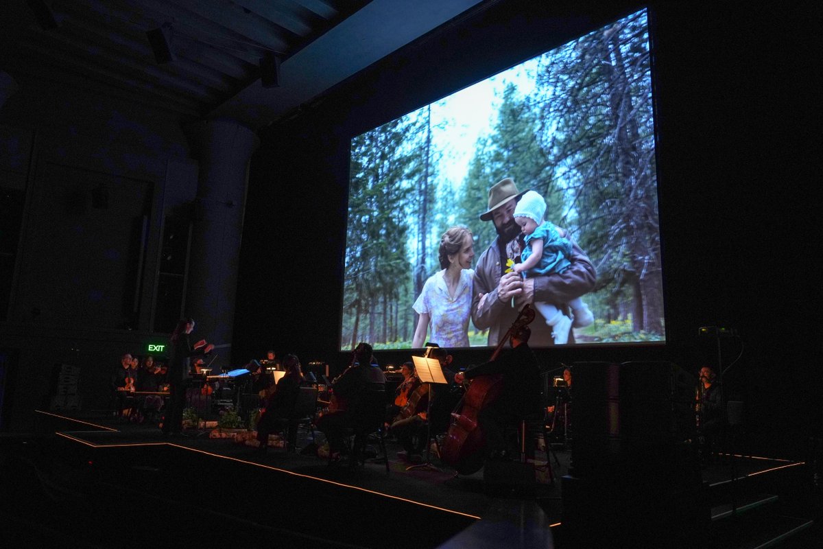 traindreamsfilm's tweet photo. An unforgettable night at TRAIN DREAMS Live to Screen performance with Bryce Dessner and the Wordless Music Orchestra at the Egyptian in Los Angeles! https://t.co/karnKolqiR