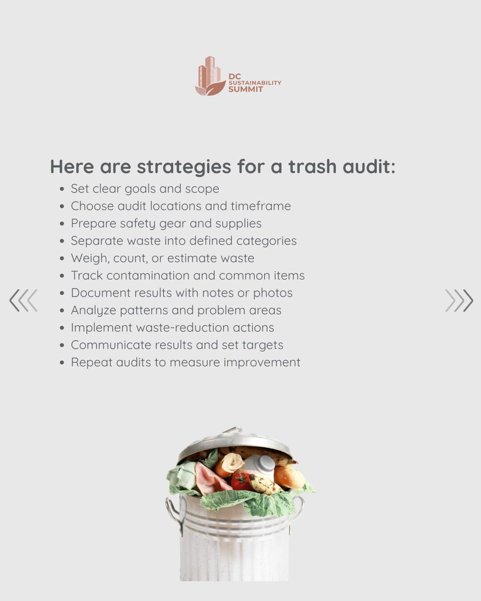 DCSSummit's tweet photo. Ready to kick off 2026 with a habit that actually makes a difference? Before you change what’s in your fridge, look at what’s in your trash. In a landfill, that organic matter produces methane; in a compost pile, it becomes "black gold" for the earth. 🌿

#DCSSummit #TrashAudit https://t.co/UVY67mIM7F