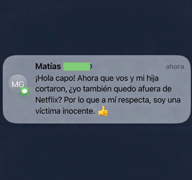 Me separé de mi novia y el padre me mandó este mensaje: