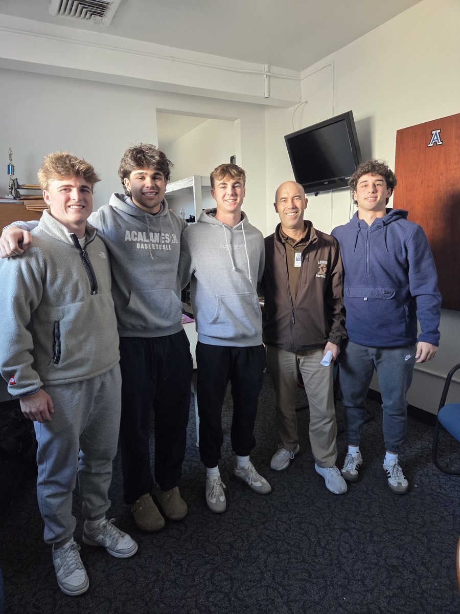 Thanks <a href="/CoachMorita/">Mike Morita</a> for stopping by to see us and talk <a href="/LehighFootball/">Lehigh Football</a> 

<a href="/tyler_winkles/">Tyler Winkles</a> <a href="/StewJasper/">Jasper Stewart</a> <a href="/JacksonBoselli/">Jackson boselli</a> <a href="/rivera_finn/">Finn Rivera</a>