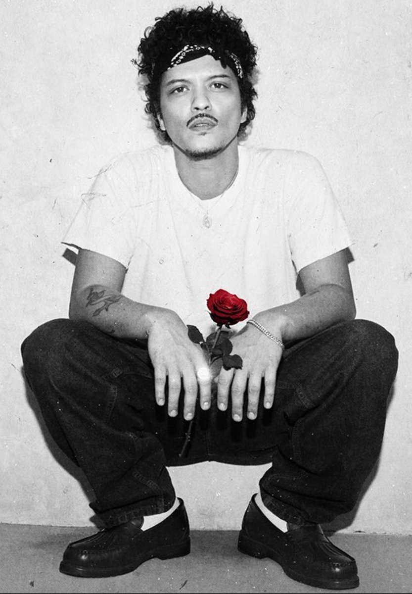 <a href="/BrunoMars/">Bruno Mars</a> While we're here can you PLEASE make this pic a T shirt too?😍
That red rose pop of color is perfect 😍