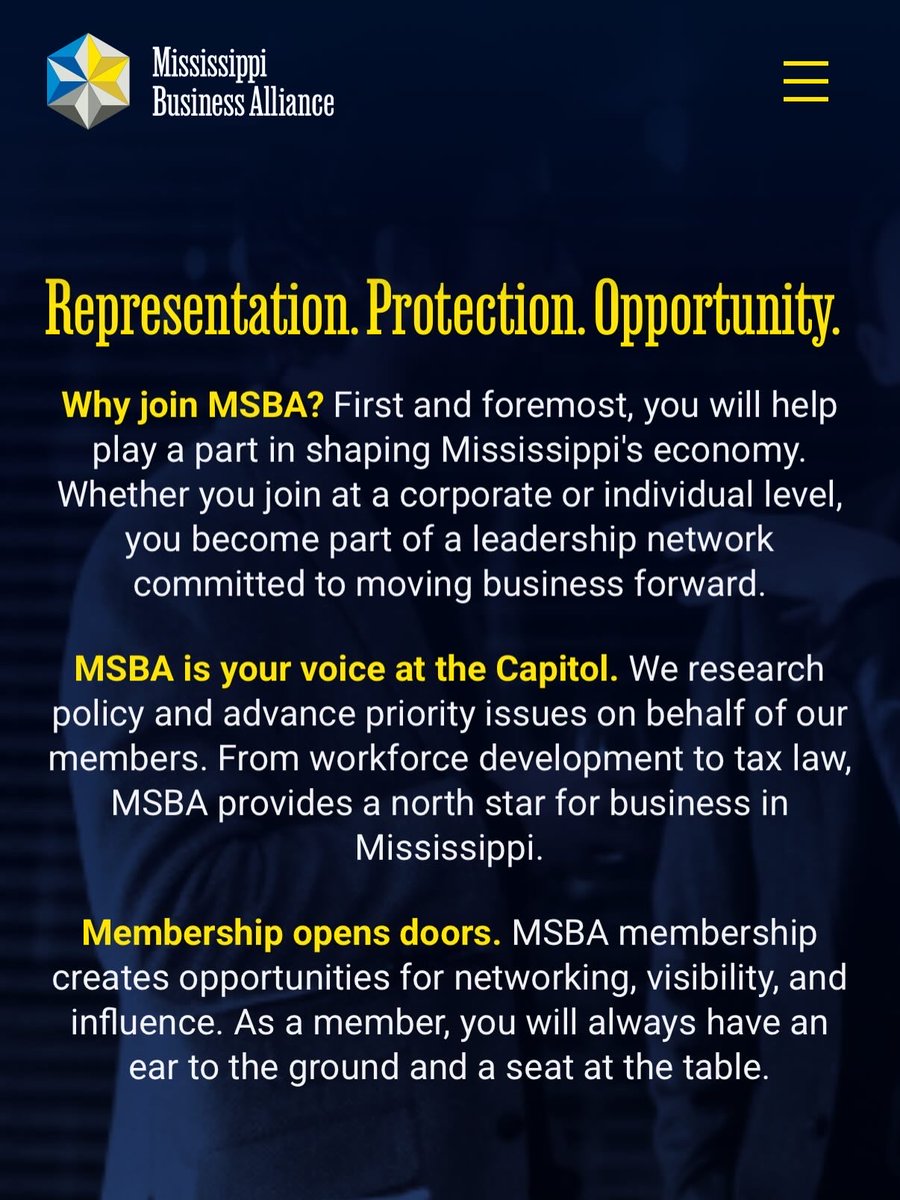 Mississippi Business Alliance tweet media