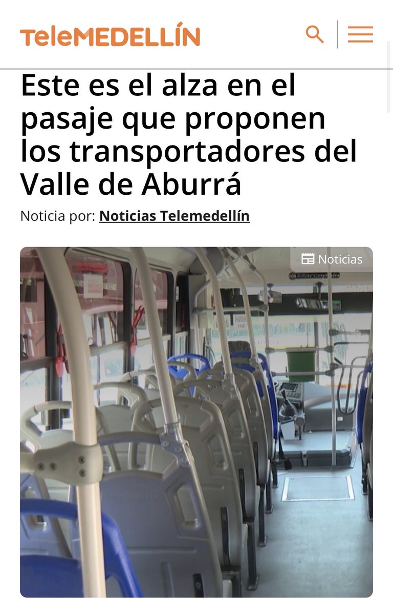 En medios de comunicación hemos dejado sobre la mesa la necesidad reajustar la tarifa del transporte público colectivo para este año, pero además, la necesidad de que los gobiernos locales se unan para definir el fondo de estabilización de la tarifa para subsidiar al sector.