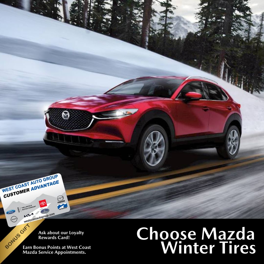 wcmazda's tweet image. Is Your Mazda Ready for the Road Ahead? ❄️🚗 At West Coast Mazda, we don’t just sell tires; we provide peace of mind.

👉 See our current tire selection and book your appointment here: westcoastmazda.com/tires/

#WestCoastMazda #MazdaLife #WinterTires #TireStorage #MazdaService