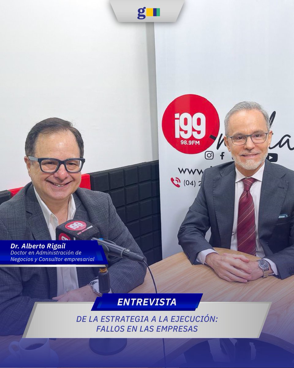 En la 21.ª edición de Educación Financiera, Francisco Nugué conversa con el Dr. Alberto Rigail sobre “De la estrategia a la ejecución: fallos en las empresas”.

📅 8 de enero | ⏰ 09h30 en #diálogo
#EducaciónFinanciera #GestiónEmpresarial #Liderazgo