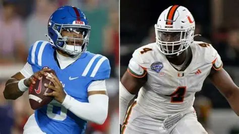 Marydwortman's tweet photo. Miami outlasts Ole Miss in CFP semi, to play for title at home

More news link : https://t.co/Dtm6ZF62OI

What was once a dream is now reality after a thrilling 31-27 win over Ole Misson Thursday night in the College Football Playoff semifinals
#miamiflvsolemiss #fiestabowl2026 https://t.co/BQCBflnGIR