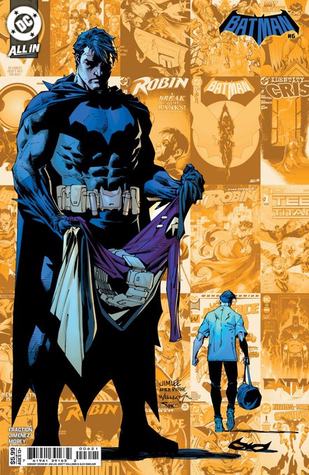 timdrakebrasil's tweet photo. 🦇 Tim Drake na nova capa variante de Batman #6 feita por Jim Lee! https://t.co/iSLwsXPOpB