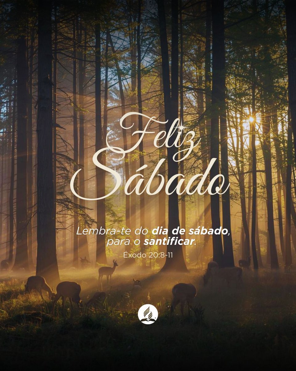 O sábado não é apenas uma pausa, é um memorial da criação, um presente separado por Deus para nos lembrar de quem Ele é e de quem nós somos n’Ele.

Guardar o sábado é escolher santificar o tempo, descansar da correria e renovar a fé no Criador que sustenta todas as coisas. 🙏🏻
