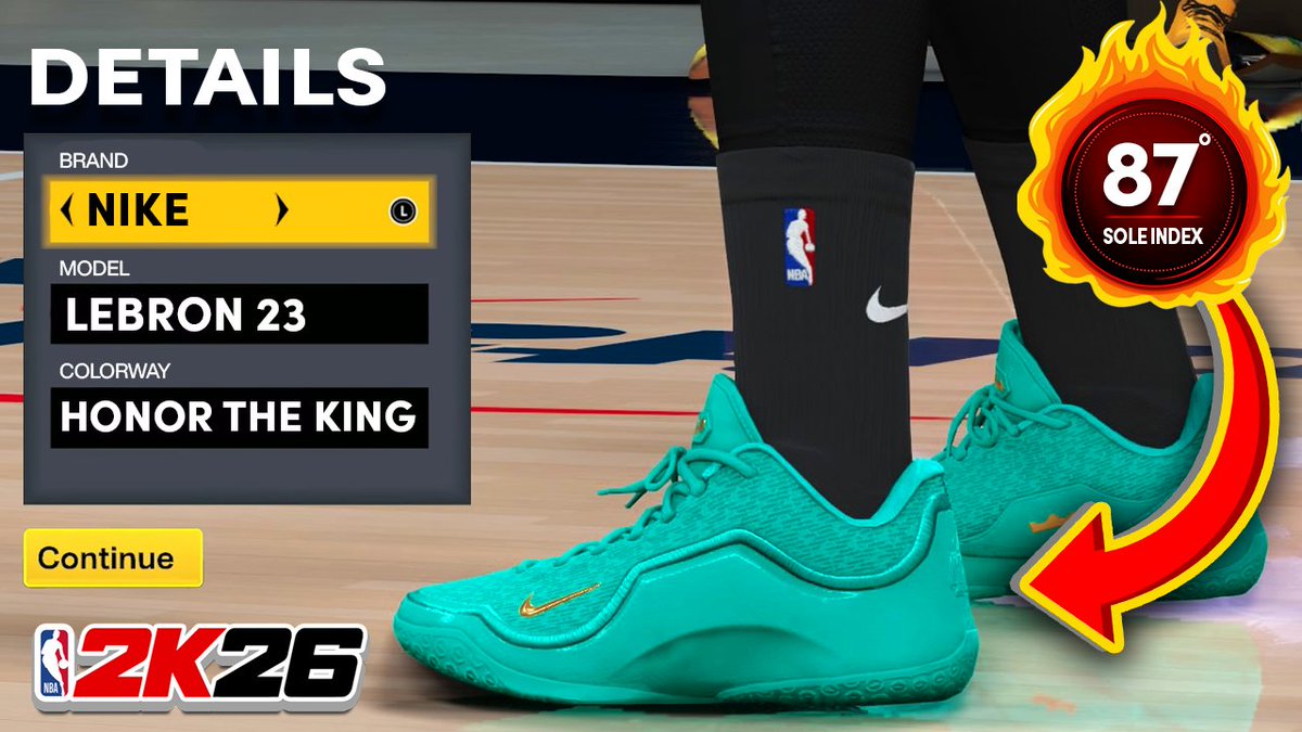 🧪 New Shoe Drop 🧪

LeBron 23 Honor the King

youtu.be/uignDdHqLSU

#thesolelab #solenation #nba2k26 #nba2k #nike #lebronjames #lj23 #kingjames #mlk