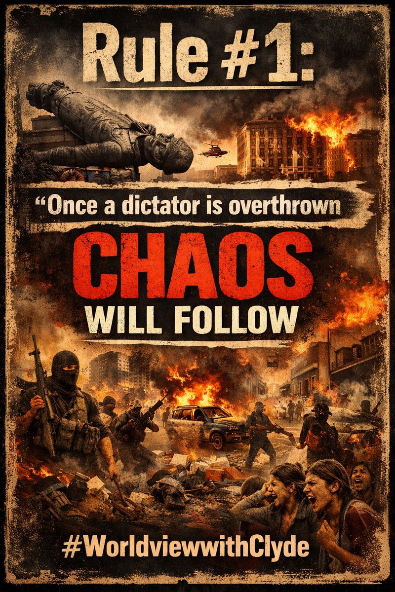 GreatClyde's tweet photo. #world #dictator #chaos https://t.co/r4gp0lHZhW