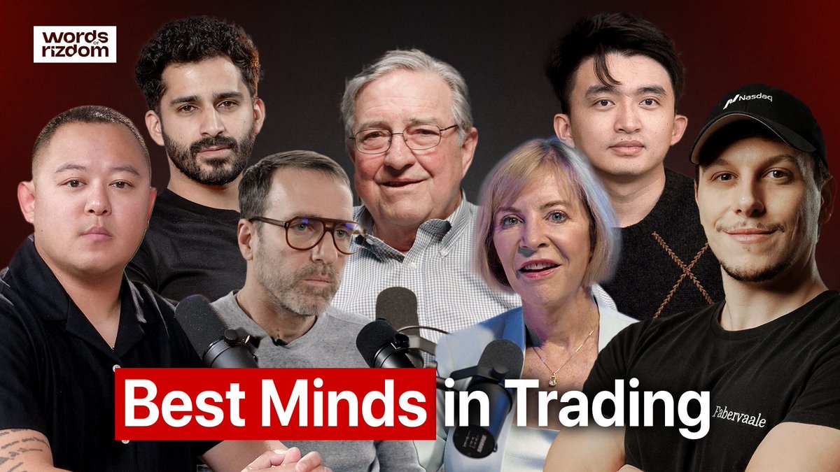Wordsofrizdom's tweet photo. In 2025, we interviewed over 100 of the best traders in the world.

They gave us their secrets on how to become profitable and make money trading long term.

Here are the lessons that made them millionaire traders: https://t.co/JmWFYevcs0