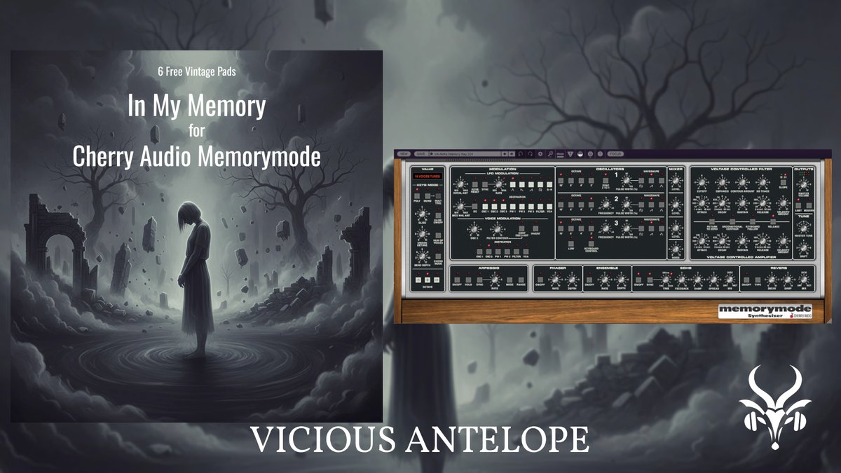 Grab your FREE copy of In My Memory! 🎁✨ Our new pack for the Cherry Audio Memorymode synth features 6 stunning vintage pads.

Perfect for adding that classic, nostalgic texture to your electronic and cinematic tracks. These presets are our gift to you! 🎞️

Download it for free