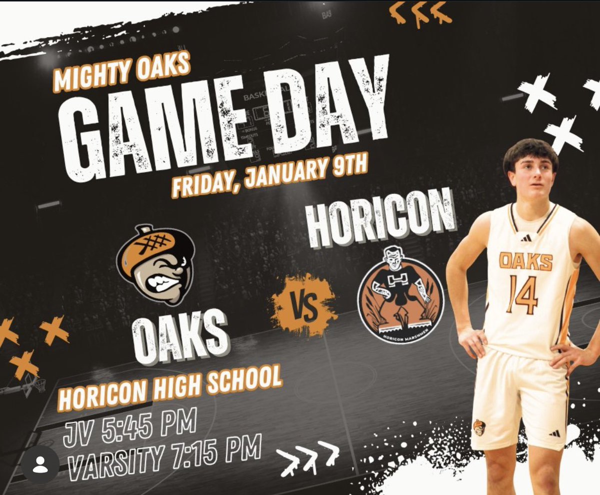 OakfieldBball's tweet image. GAMEDAY - FRIDAY NIGHT HOOPS in the Marsh! The Mighty Oaks are headed to Horicon to take on the Marshmen. This is an early season battle for 1st place in the East @TrailwaysConf!
