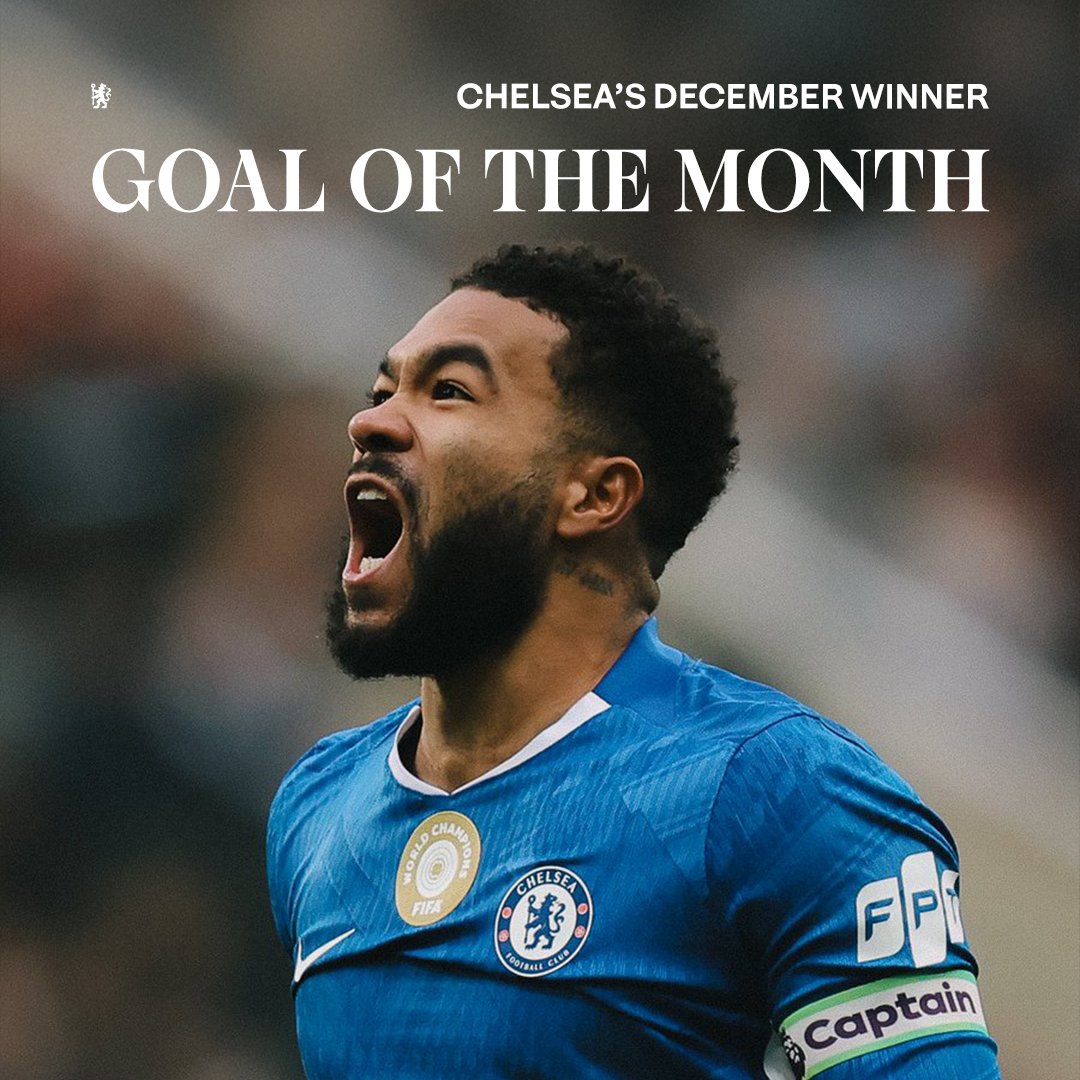 ChelseaFC's tweet photo. There could only be one winner in December's Goal of the Month vote... 👏