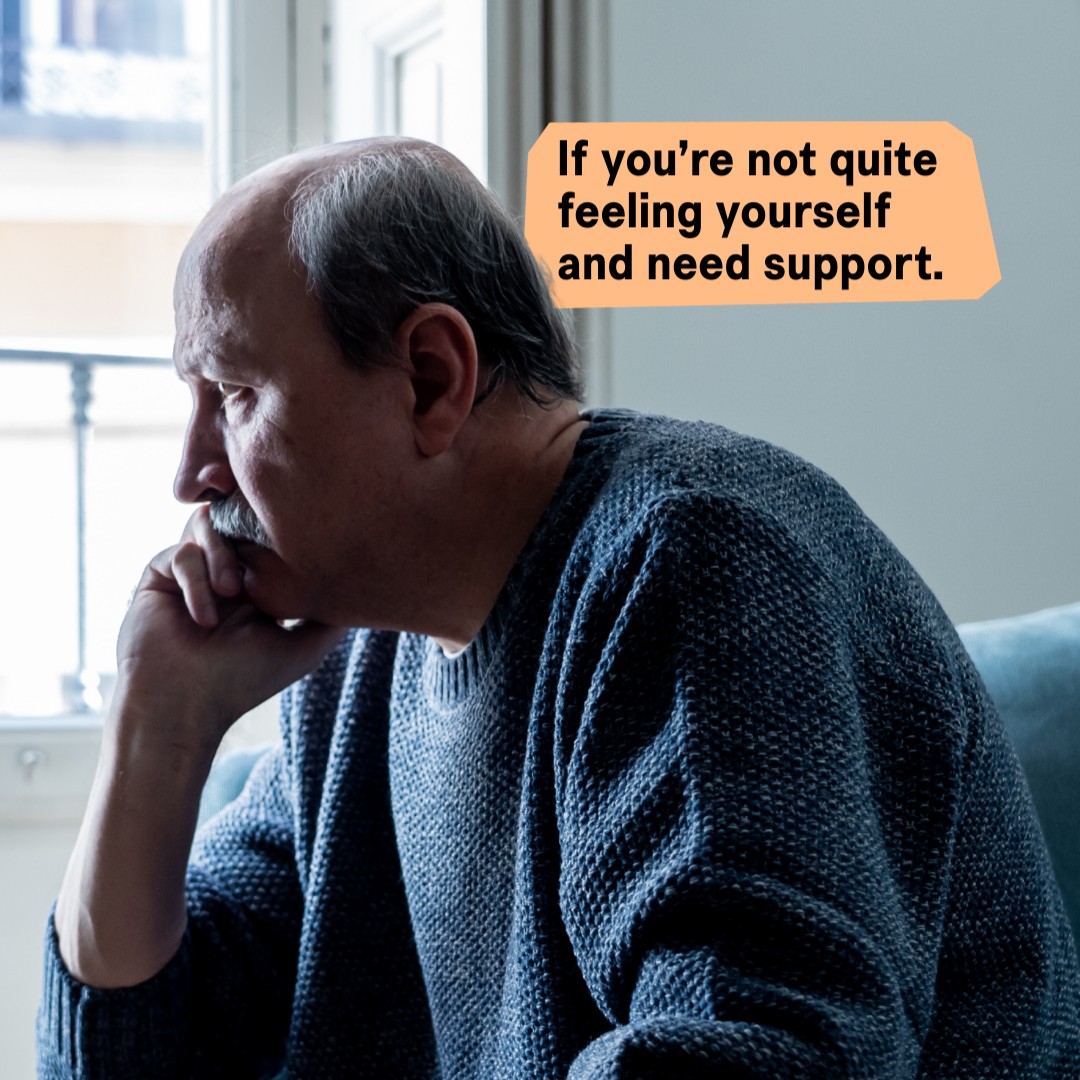 ProstateUK's tweet image. Many people struggle at this time of year. And, if you have #ProstateCancer, your feelings may be more intense.

💻 Our Wellbeing Hub can help support you in looking after your emotional, mental and physical #Wellbeing.

➡️ Find it here: bit.ly/3N7smtx