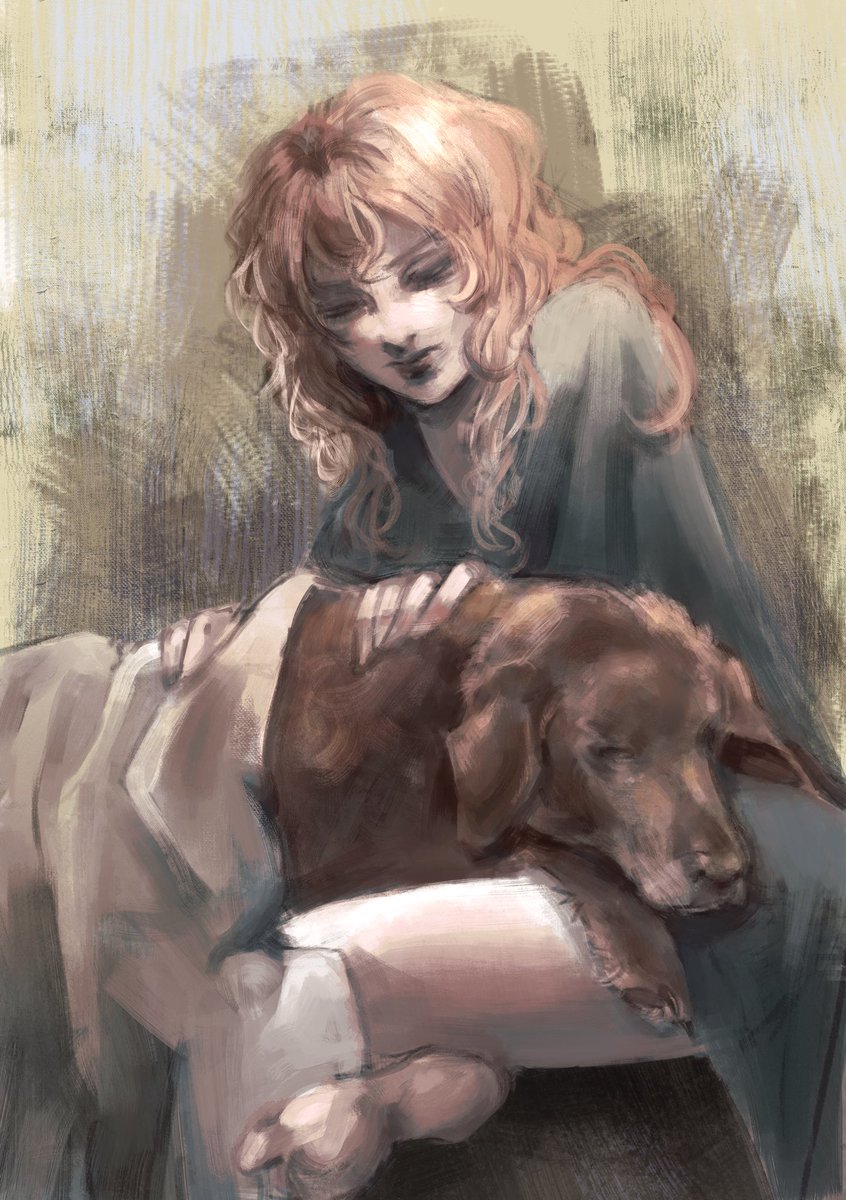 everrgreenn_'s tweet image. Me and my dog because i miss him