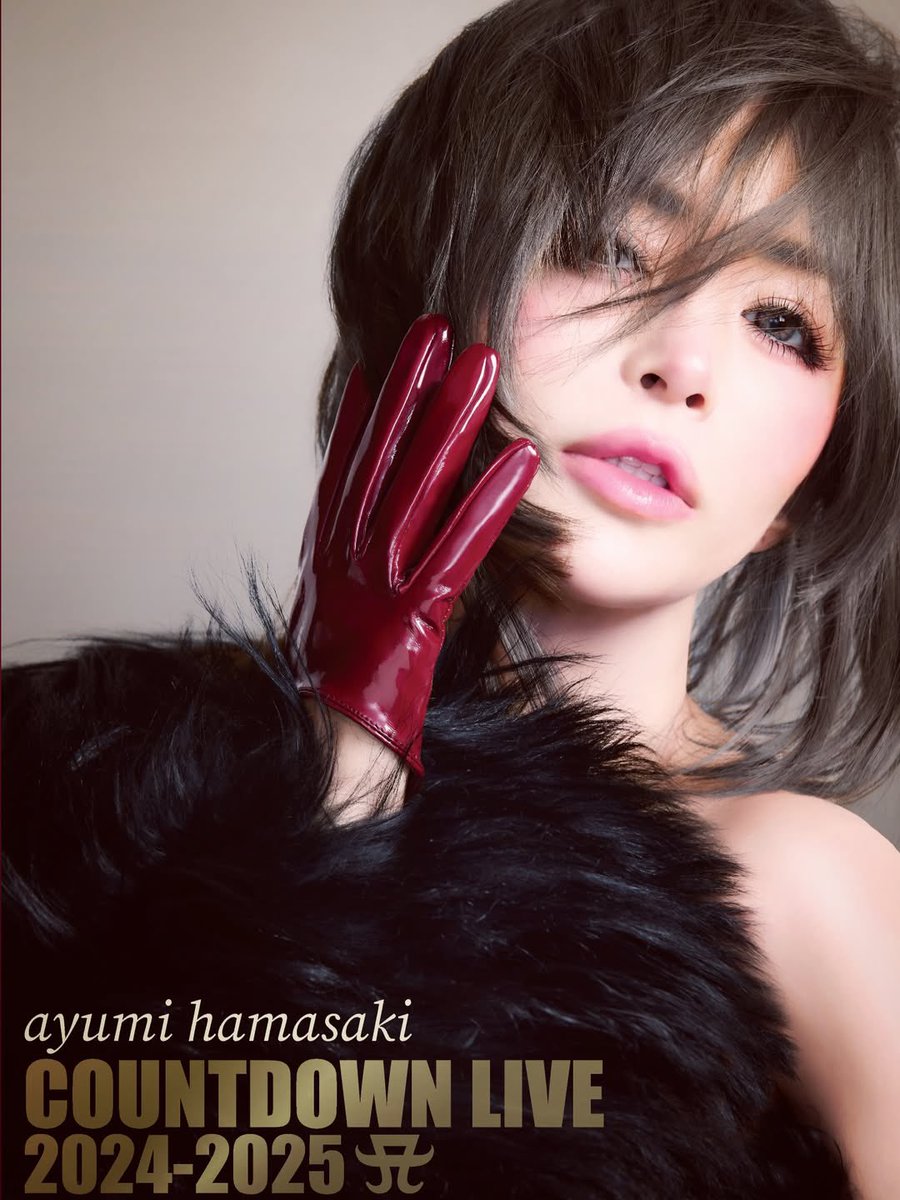 NEWS] The DVD/BD cover for 'ayumi hamasaki COUNTDOWN LIVE 2024
