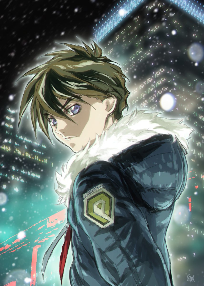 WHITE REFLECTIONを聴いている時にこんなイメージを描きたくなってしまう病が発動して困ったので、シーズン中にはセーブしていました。
今は聴いても大丈夫な状況なので、案の定描いた。
本当は特別編のラストのように人混みの中にいるようにしたい。