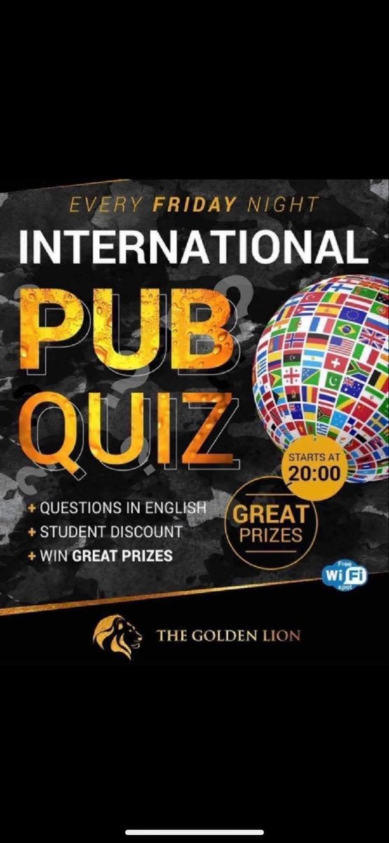 quizmastersteve's tweet photo. Pub quiz at the Golden Lion pub tonight from 8 pm, Free to enter, great prizes  and everybody is welcome, don’t forget straight after the quiz there is karaoke, we look forward to seeing you later. https://t.co/AtJ2aXoOHT