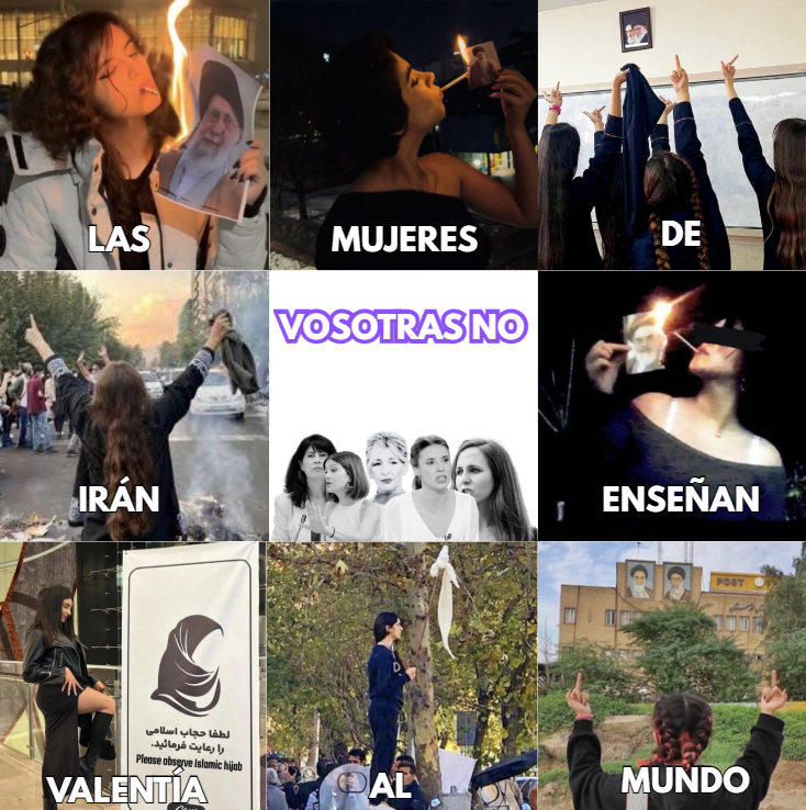 ACOM_es's tweet photo. 🦁♀️🌞La enorme valentía de las mujeres iraníes. https://t.co/uFYfOIyuNE