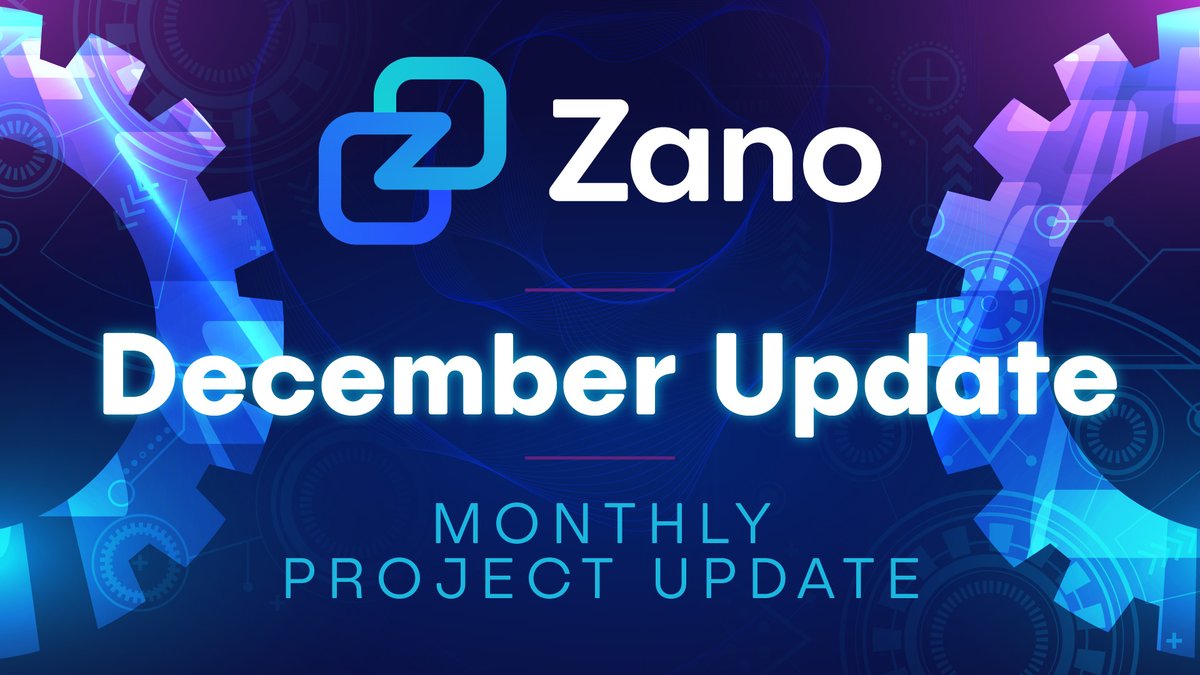 The Monthly Project Update for December is live! 📢

🔷 2026 roadmap finalized during Dubai team meetup
🔷 Next-gen PoS consensus breakthrough
🔷 TVL crossed $18M
🔷 Mobile v3.0.1 released

blog.zano.org/zano-monthly-p…