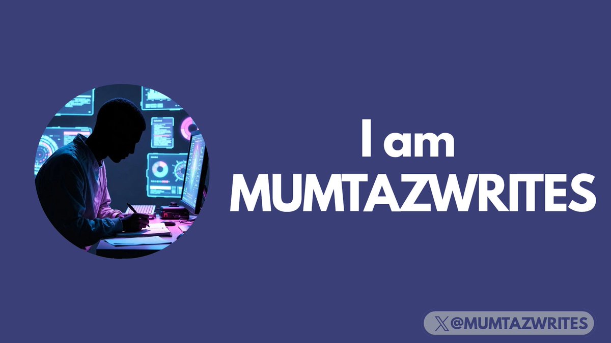 WriteWithMumtaz's tweet image. Welcome to MumtazWrites
Here, I write about the world as I see it, unfiltered, thoughtful, and often a little stubborn. This is a space for reflections, questions, and stories that don’t fit neatly anywhere else. I dig into life’s chaos, society’s contradictions, personal growth.