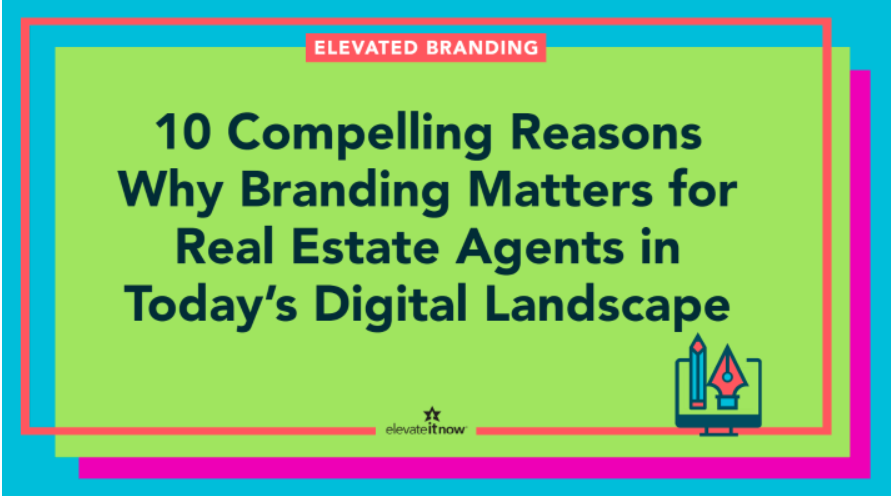 The Data-Driven Importance of Branding for Realtors: A Real Estate Marketing Expert’s Perspective elevateitnow.com/the-data-drive… #BrandingTips #RealEstateBranding