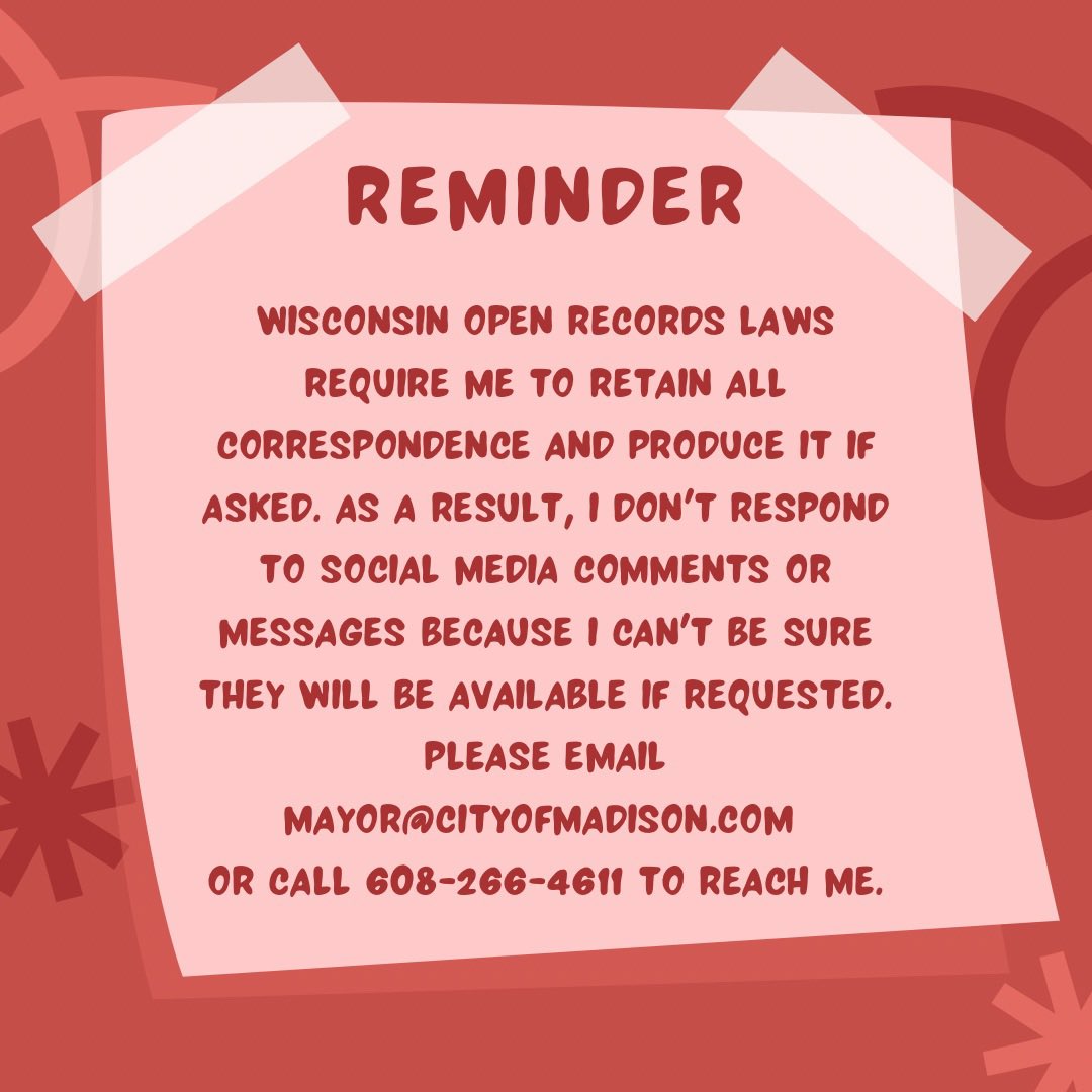 Mayor Satya Rhodes-Conway tweet media