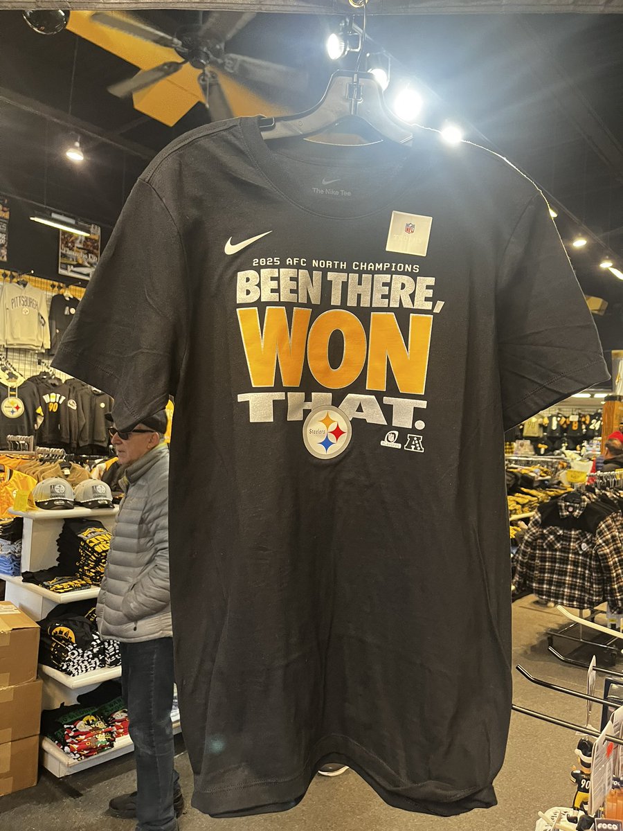 defyoupitt's tweet image. Been there, won that!!!
AFC north champions gear is here