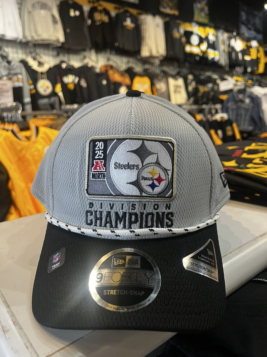 defyoupitt's tweet image. Been there, won that!!!
AFC north champions gear is here