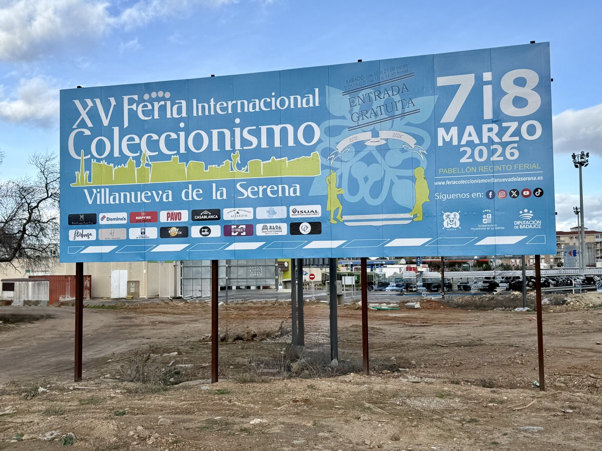 ⏳¡Comienza la cuenta atrás y como siempre lo hacemos con una promoción a lo grande! 
🔹Menos de dos meses para la celebración de nuestra XV Feria Internacional de #Coleccionismo Villanueva de la Serena.
¡¡QUÉ NO TE LO CUENTEN!!