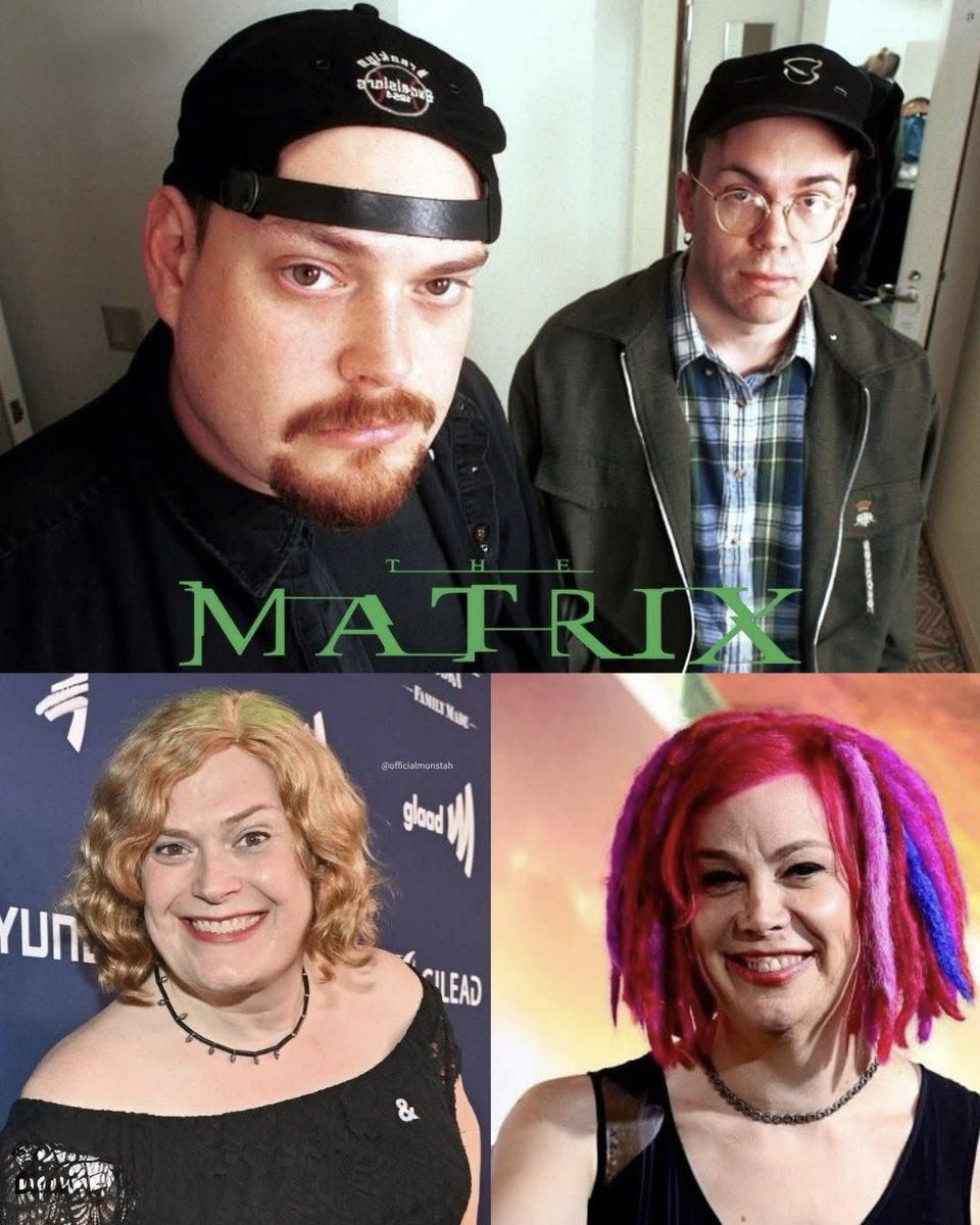 creepydotorg's tweet image. The Matrix creators then and now 👀