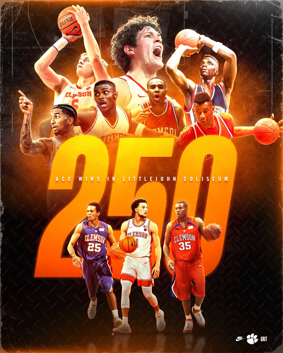 ClemsonMBB's tweet image. We reached 250 ACC wins in Littlejohn Coliseum on Wednesday!