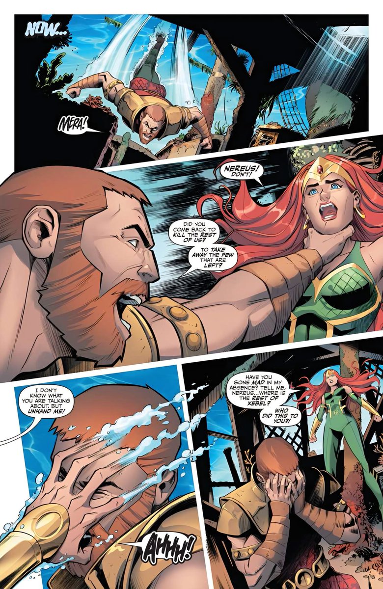 DC Preview: Mera journeys back to Xebel in AQUAMAN #13 out next week -- a DC K.O. tie-in!