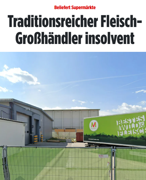 Taykra's tweet image. Das Familienunternehmen ist in Europa Marktführer für Wildfleisch, besteht schon mehr als 50 Jahre. Jetzt ist Wild-Spezialist Josef Maier GmbH &amp;amp; Co. KG aus Bad Wörishofen insolvent. bild.de/regional/bayer…