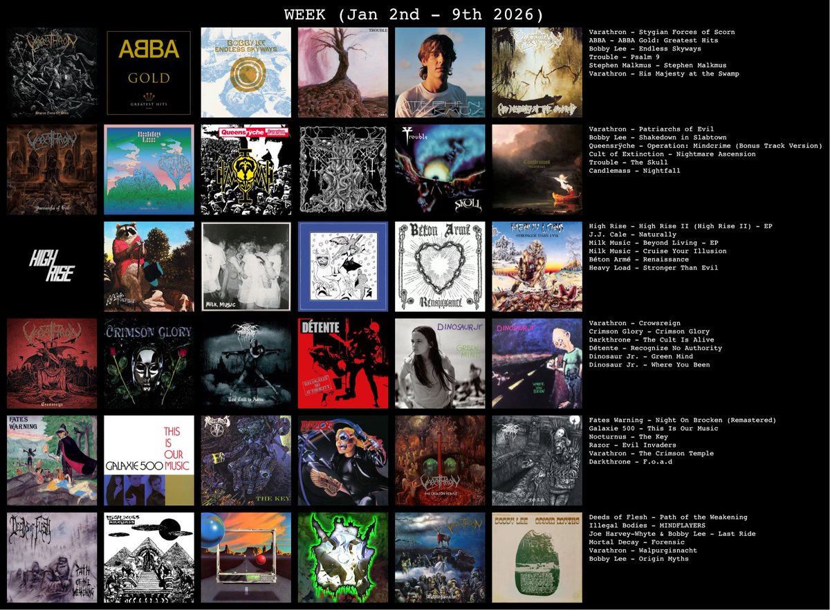 MoonButcher's tweet image. WEEK
I’m the kinda guy that’ll listen to ABBA one day and Deeds Of Flesh the next… the dichotomy is crazyyyy