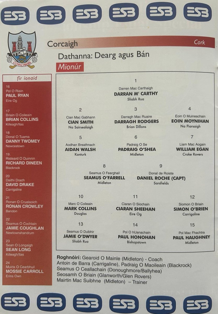 GAA Programmes tweet media