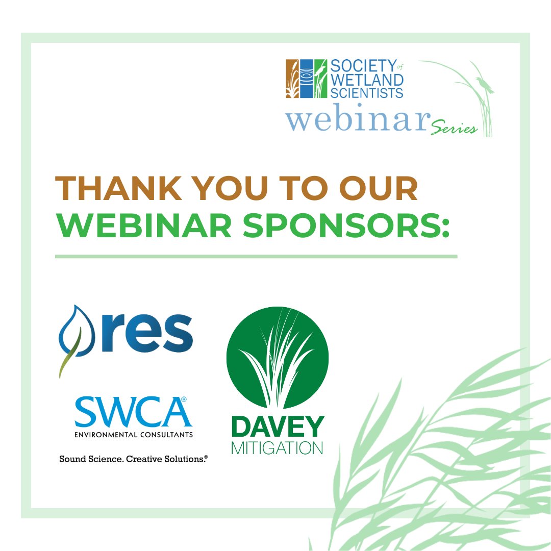 Society of Wetland Scientists tweet media