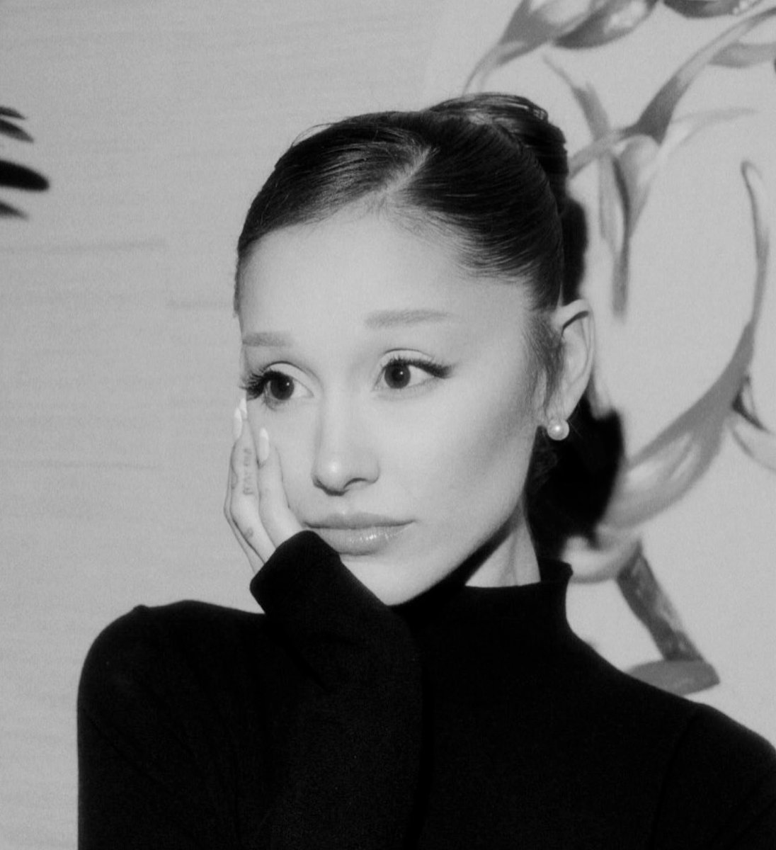 ArianaToday's tweet image. ariana when asked if she’s releasing music before touring:  

“no, definitely not. nothing is coming before may. I love [my fans] so much but sometimes I want to ask, ‘do you think there’s another version of me out there who had time to write an album?’ not yet, but soon enough”