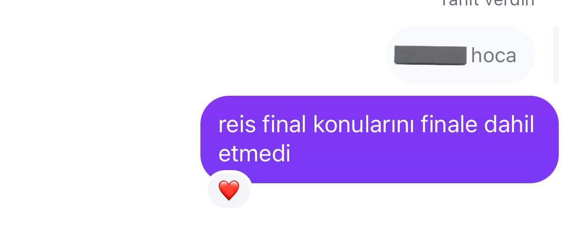 vize konularından da sorumlusunuz deyip sadece vize soran hoca